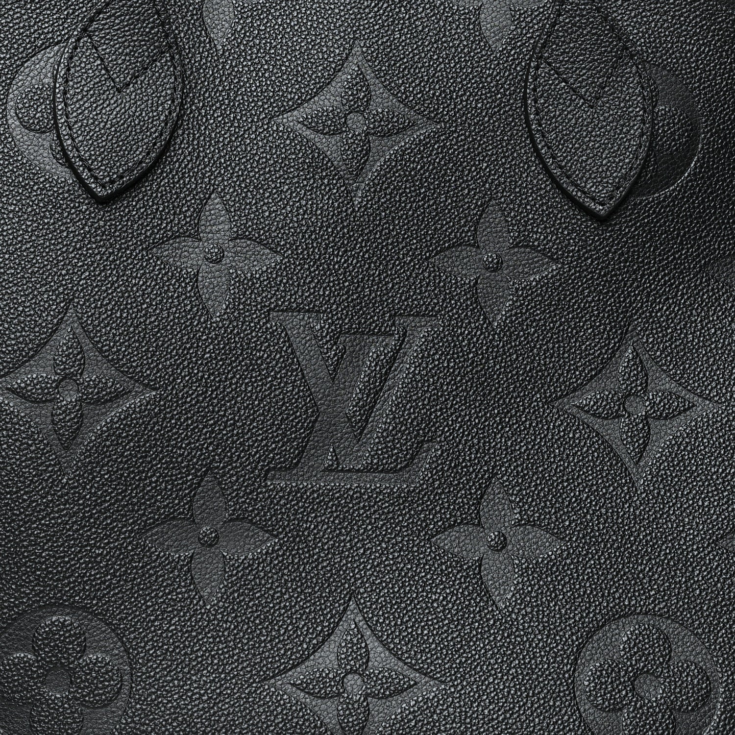 Louis Vuitton Empreinte Monogram Giant Neverfull MM Black 9 of 11