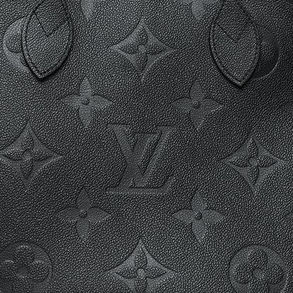 Louis Vuitton Empreinte Monogram Giant Neverfull MM Black 9 of 11