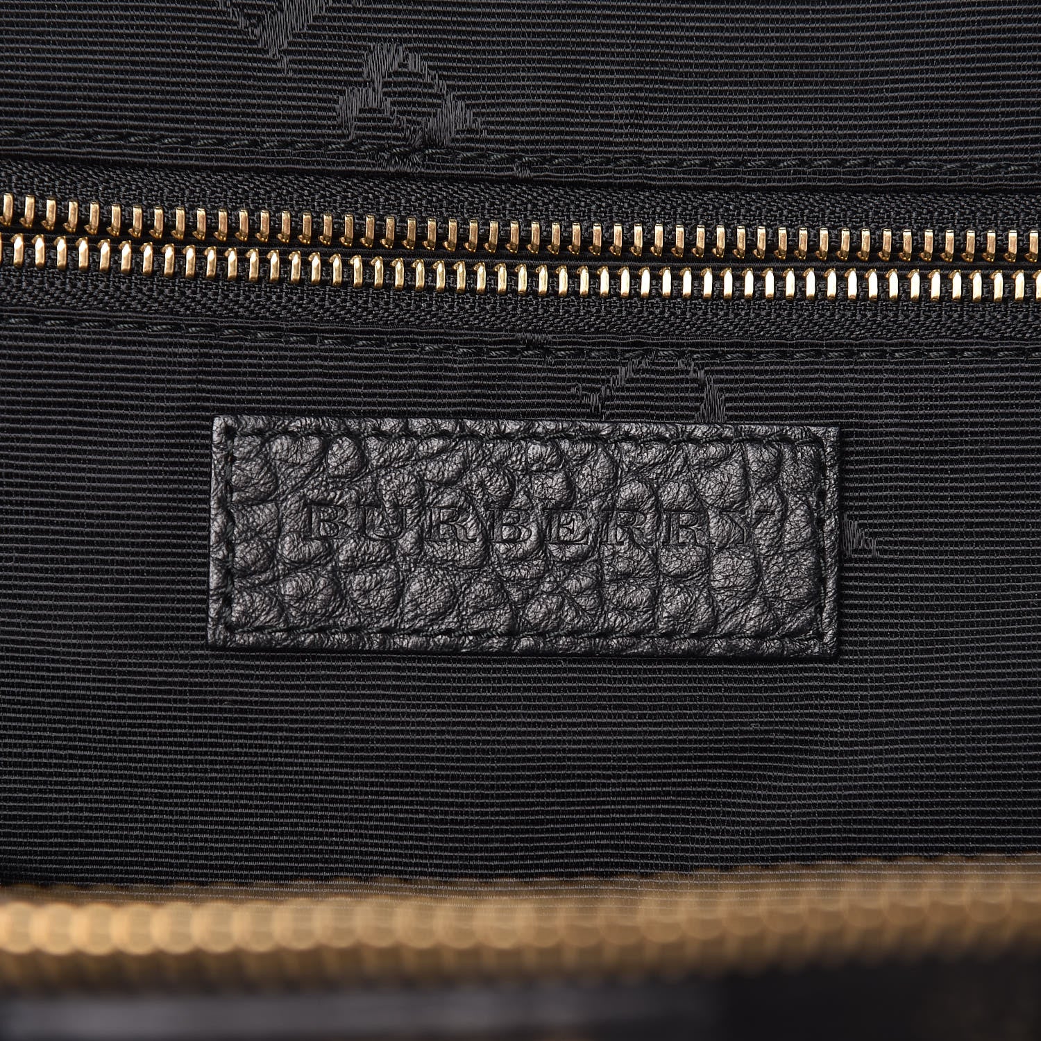 Burberry Heritage Grain Medium Orchard Bowling Bag Black 6 of 9
