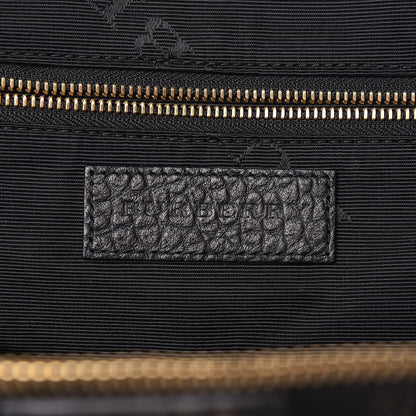 Burberry Heritage Grain Medium Orchard Bowling Bag Black 6 of 9
