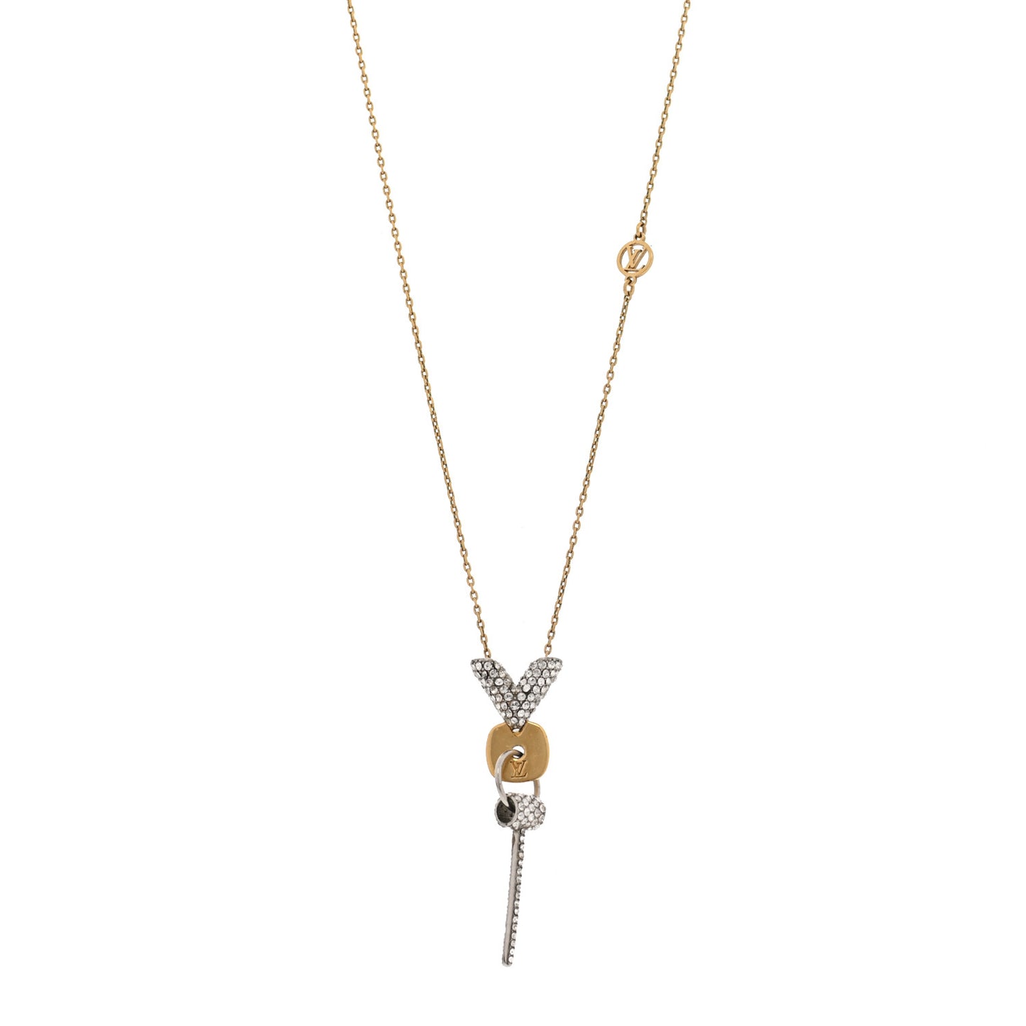 Swarovski Essential V Strass Pendant Necklace
