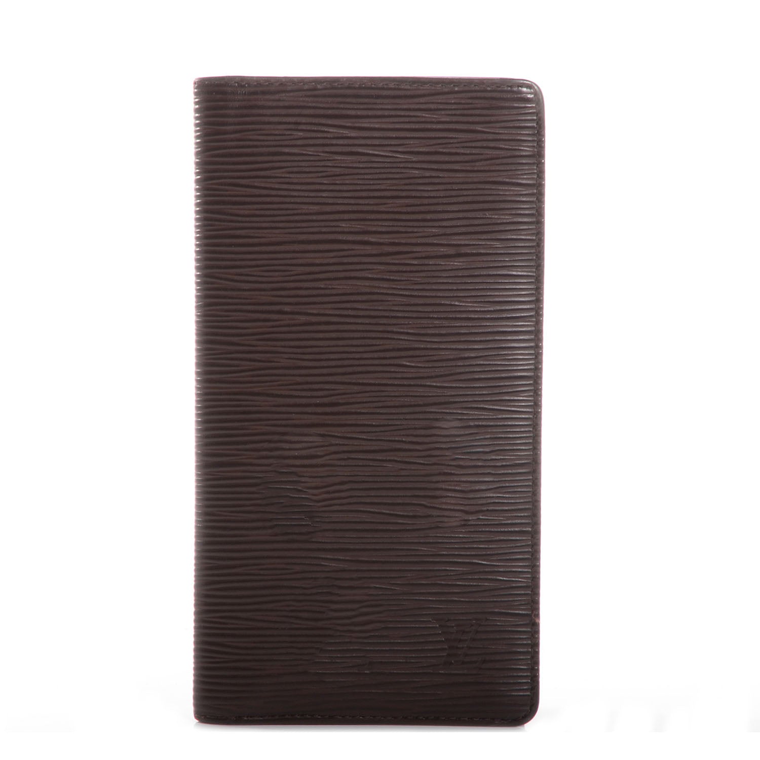 Louis Vuitton Epi Porte-Cartes Credit Yen Wallet Moka 1 of 6