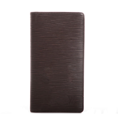 Louis Vuitton Epi Porte-Cartes Credit Yen Wallet Moka 1 of 6