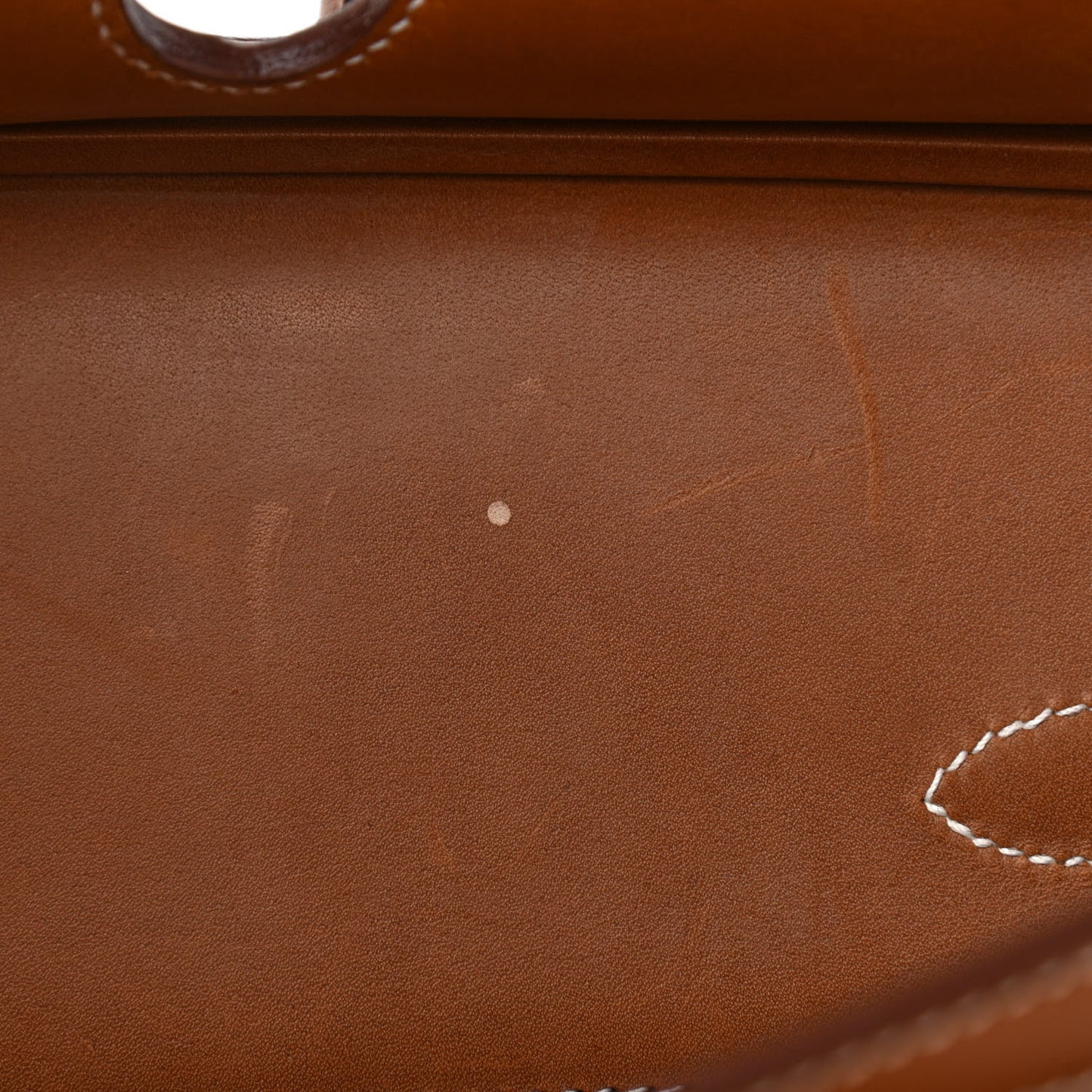 Toile Natural Barenia Flag Birkin 35 Fauve