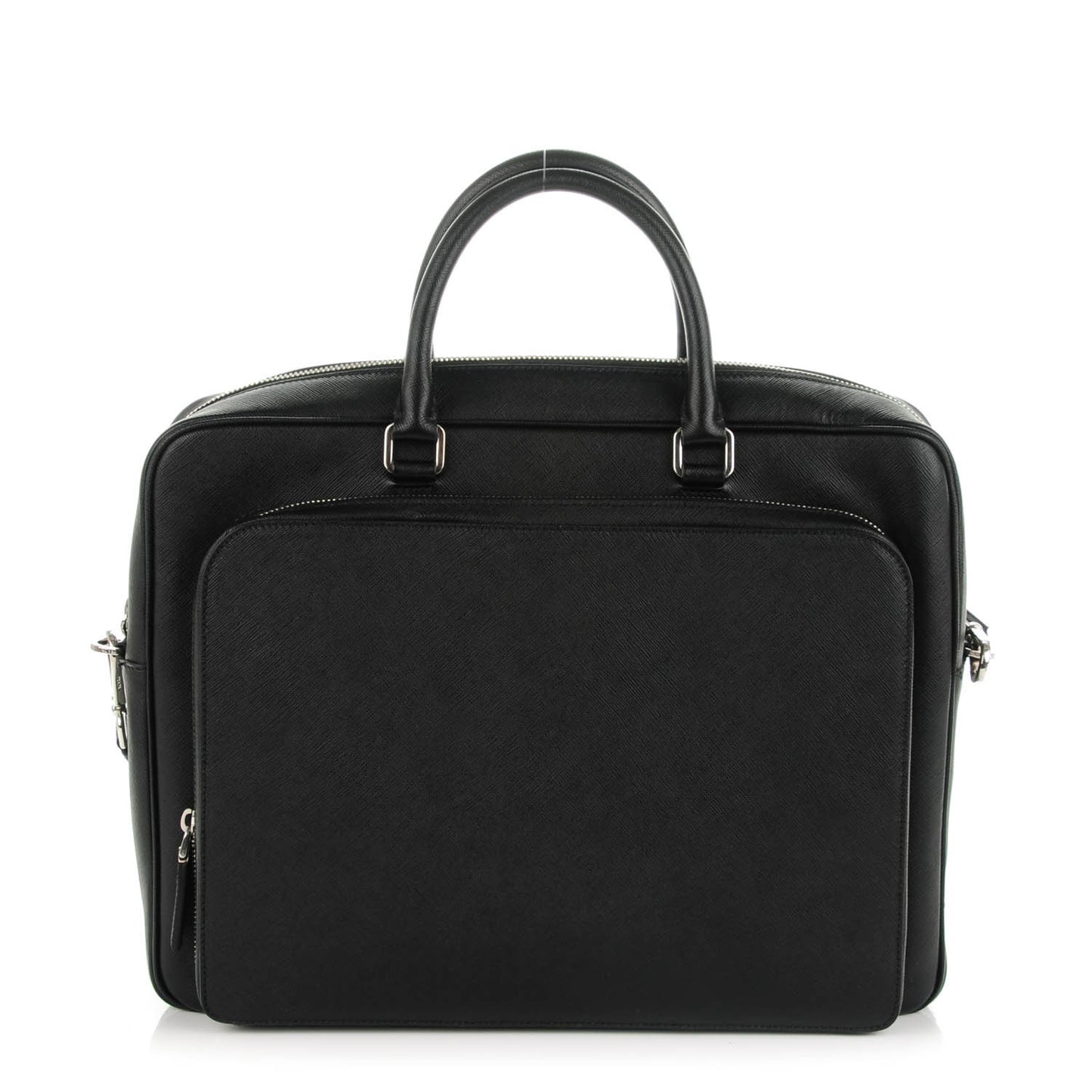 Saffiano Travel Briefcase Nero Black