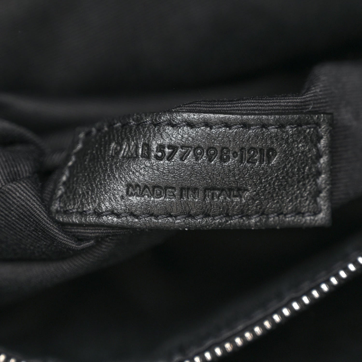 Saint Laurent Crinkled Calfskin Matelasse Monogram Niki Shoulder Bag Storm 7 of 10
