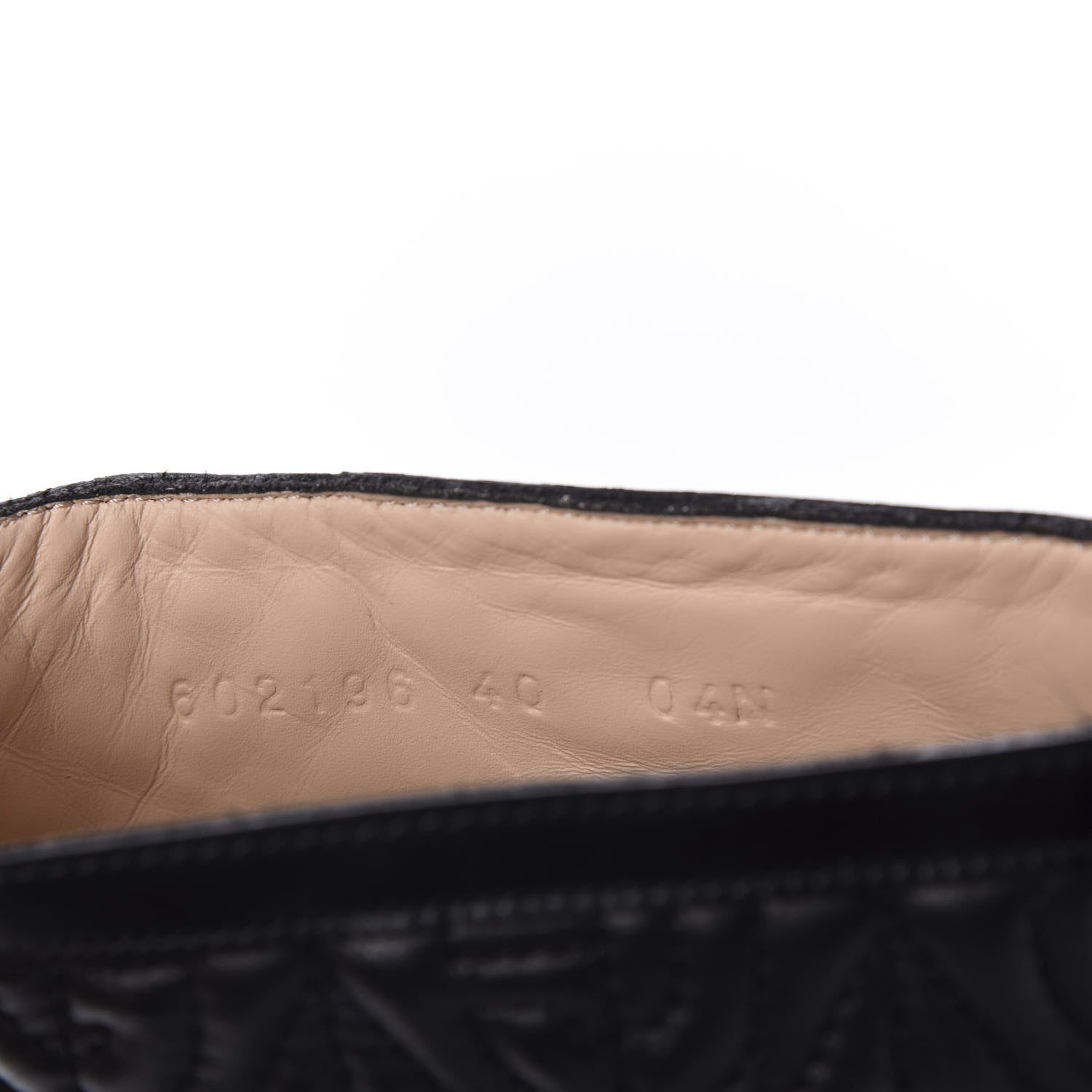 Gucci Calfskin Nappa Rhombus Quilted Trip Ankle Boots 40 Black 8 of 10