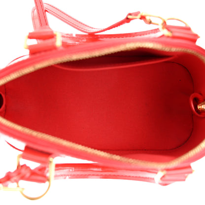 Louis Vuitton Vernis Alma BB Rouge Grenadine 4 of 10