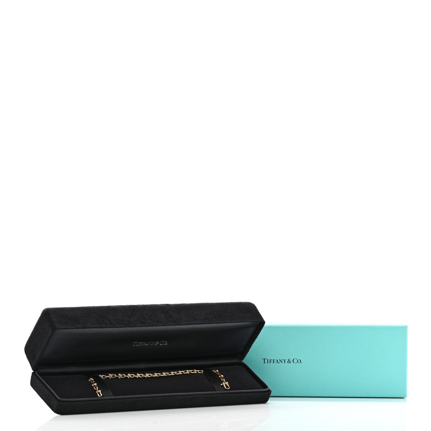 Tiffany 18K Yellow Gold Micro HardWear Link Bracelet 4 of 4