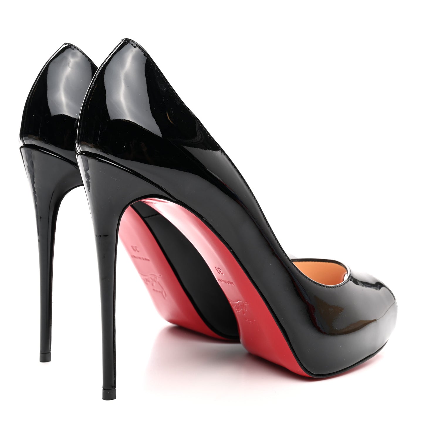 Patent New Very Prive 120 Pumps 38 Black