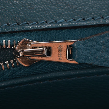 Hermes Taurillon Clemence JPG Shoulder Birkin II 42 Cobalt 17 of 32