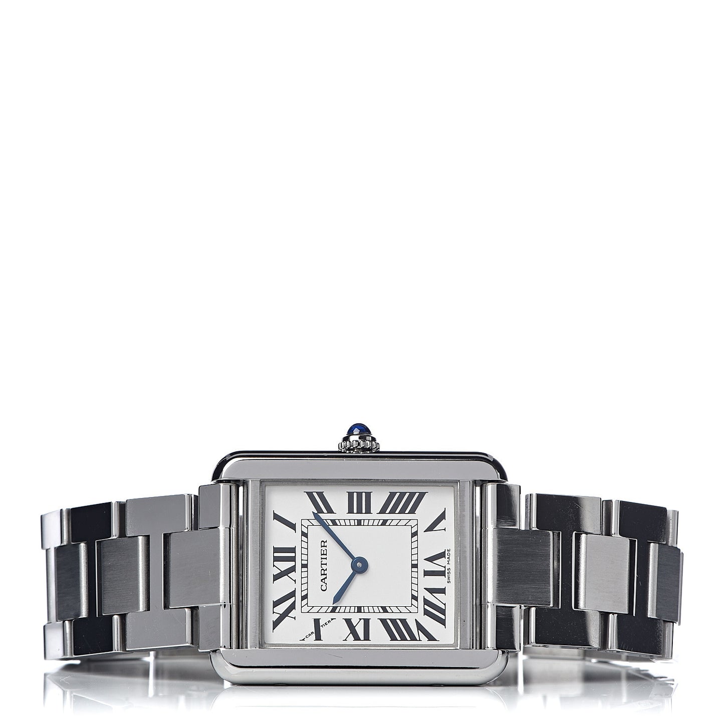 Stainless Steel 24mm Tank Solo Quartz Watch