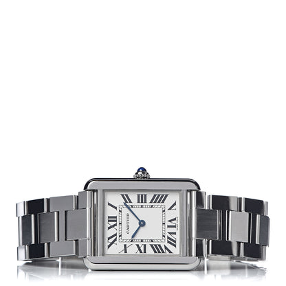 Cartier Stainless Steel 24mm Tank Solo Quartz Watch 3 of 7