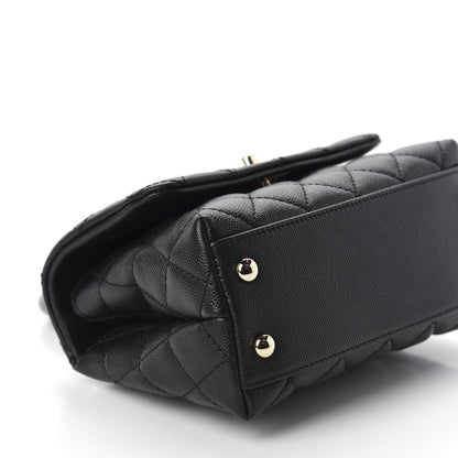 Chanel Caviar Quilted Extra Mini Coco Handle Flap Black 6 of 11