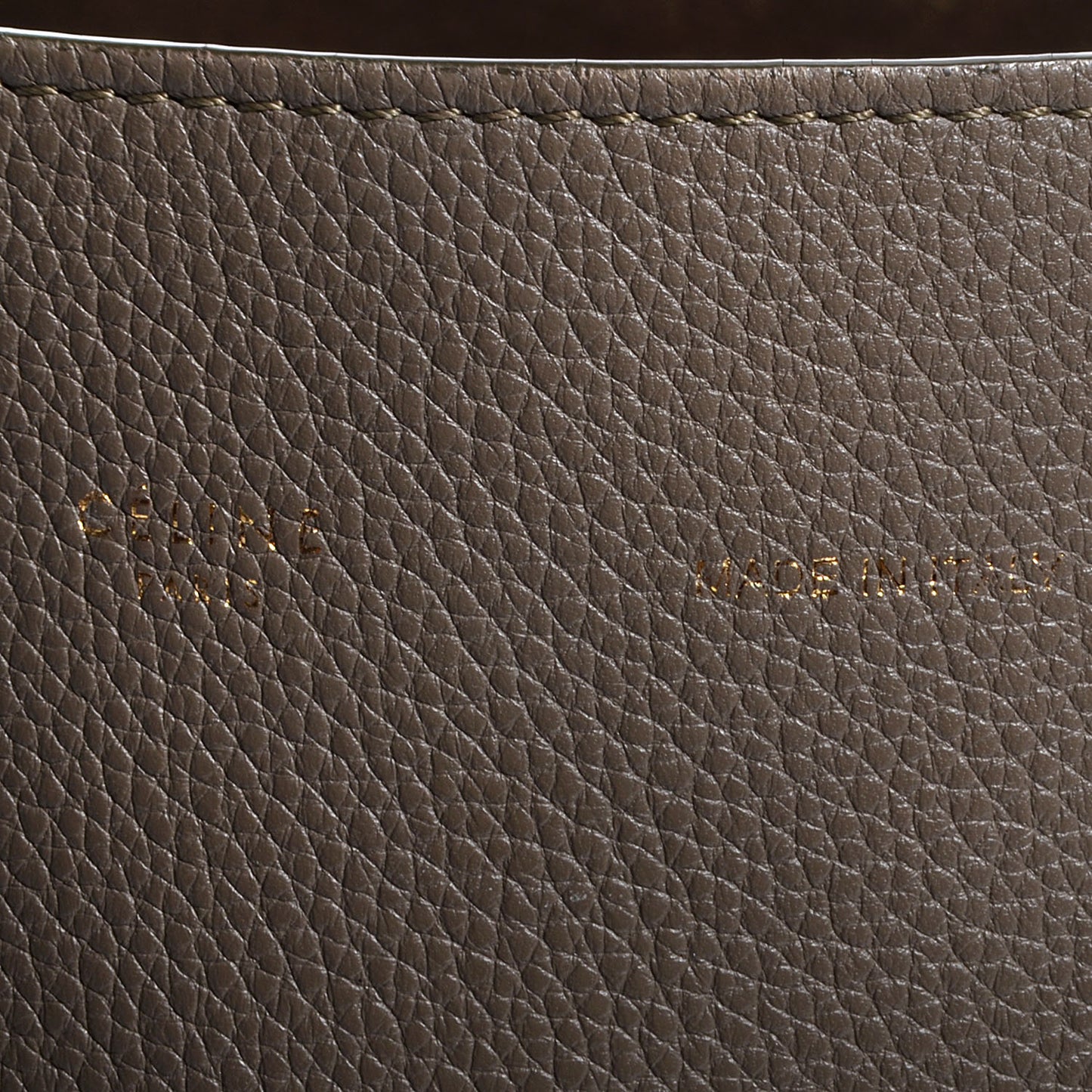 Soft Grained Calfskin Medium Cabas Phantom Taupe