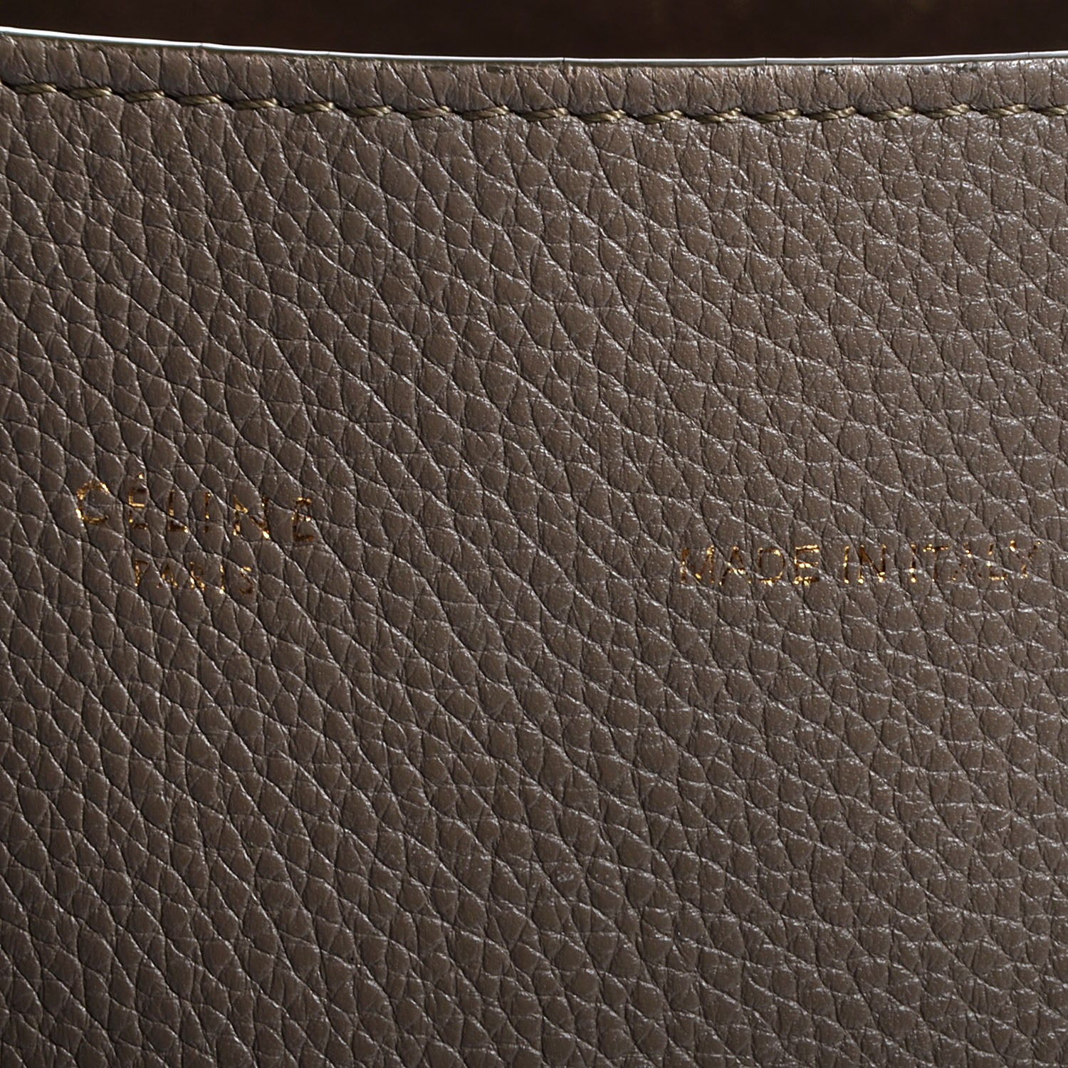 Celine Soft Grained Calfskin Medium Cabas Phantom Taupe 8 of 8