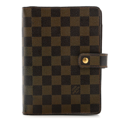 Louis Vuitton Damier Ebene Medium Ring Agenda Cover 1 of 9