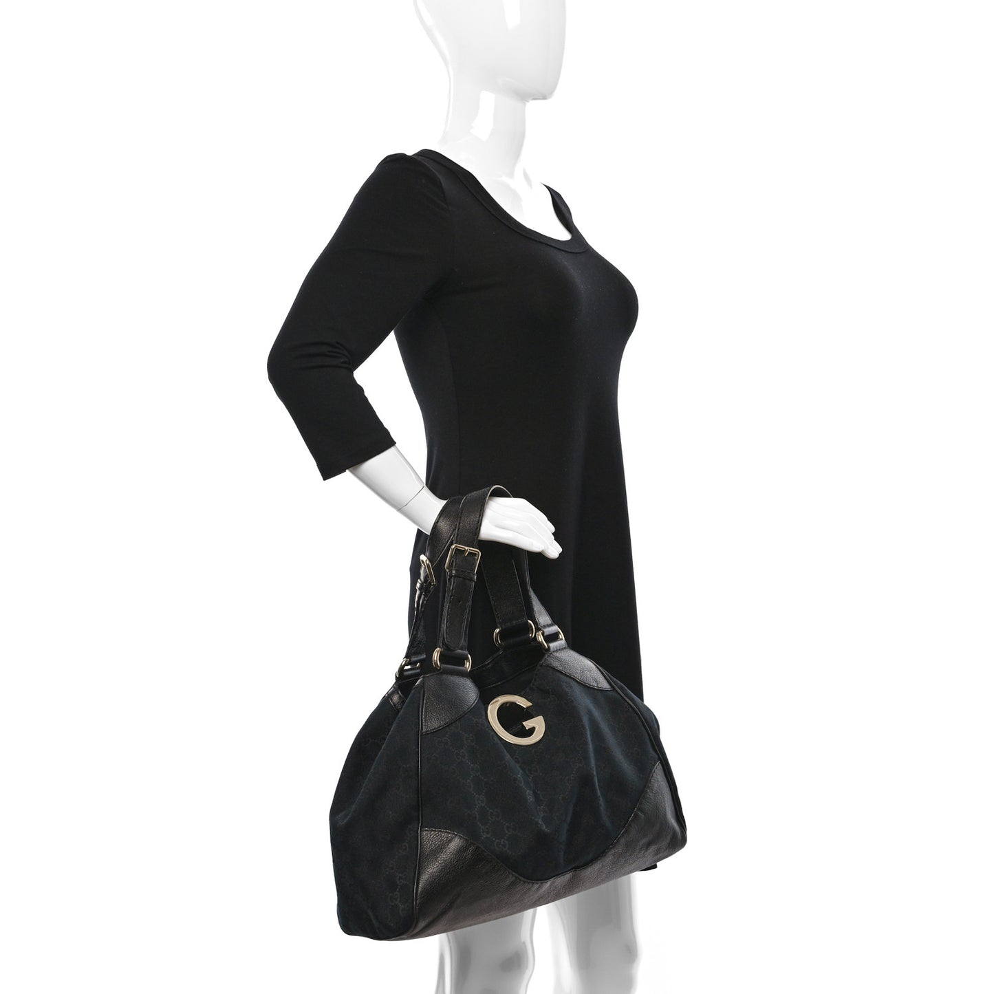 Monogram Charlotte Tote Black