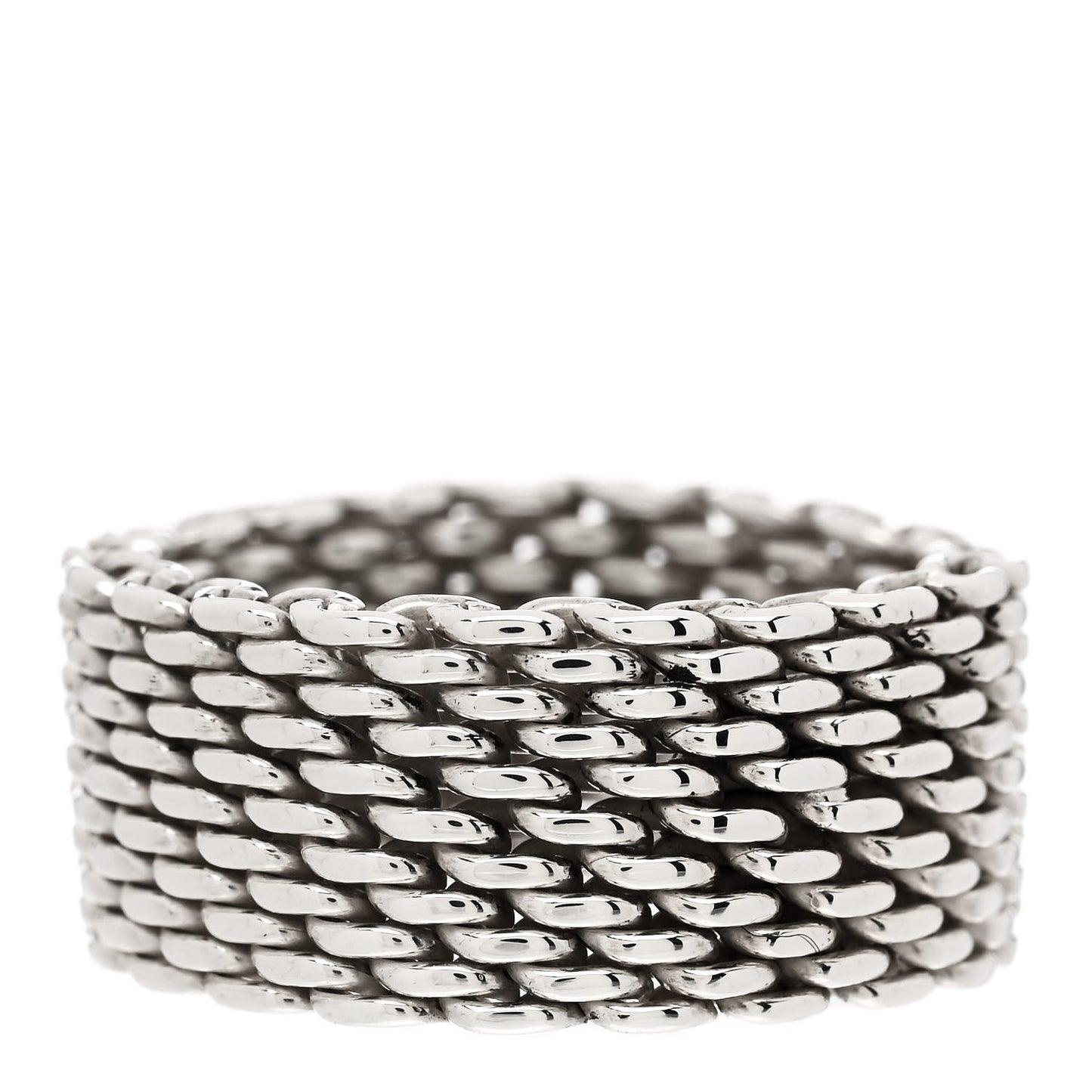 Sterling Silver Somerset Mesh Ring 60 9