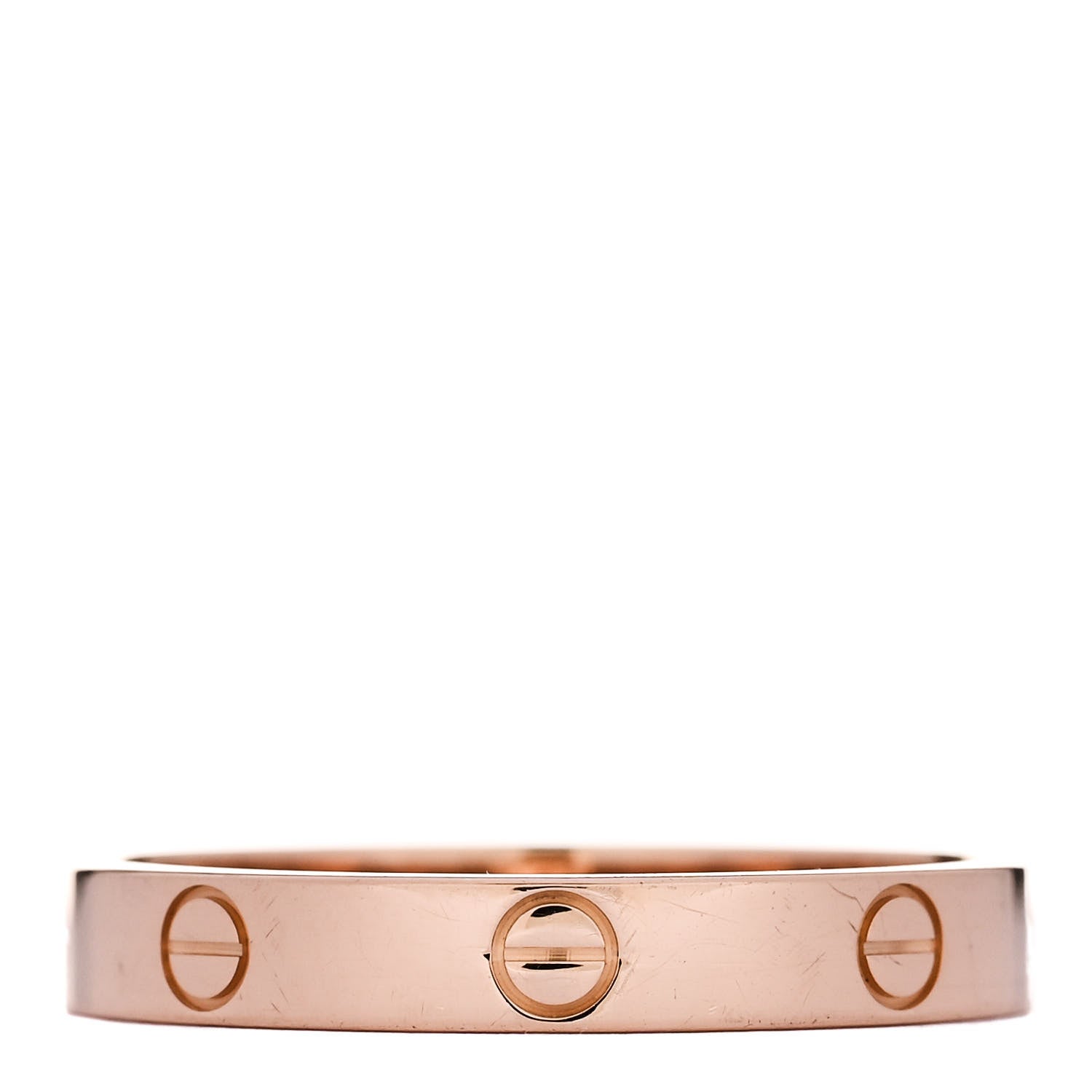 Cartier 18K Pink Gold 3.5mm LOVE Wedding Band Ring 64 10.75 3 of 4