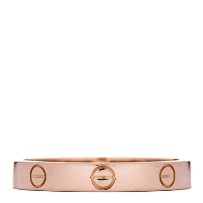 Cartier 18K Pink Gold 3.5mm LOVE Wedding Band Ring 64 10.75 3 of 4