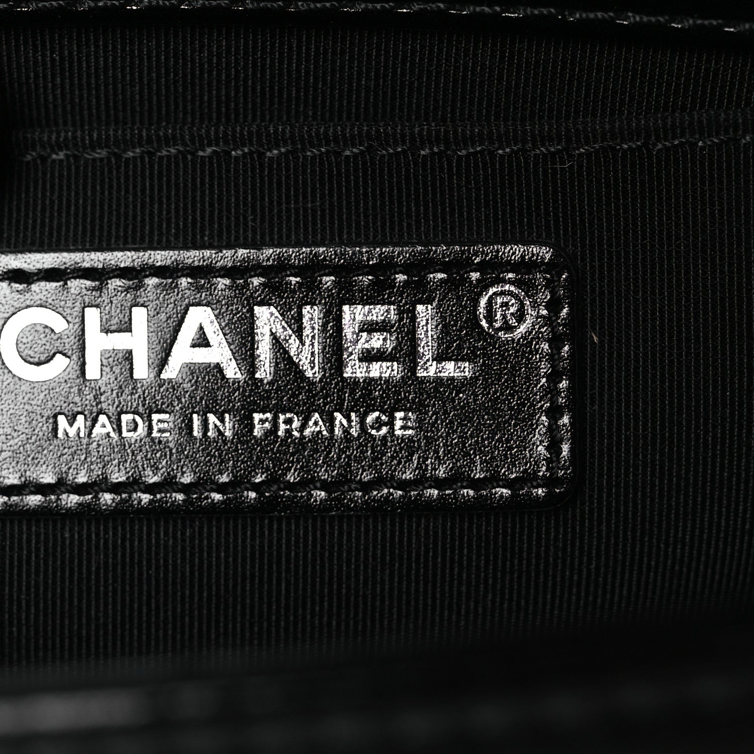 Chanel Glazed Calfskin Quilted Medium Chain Around Boy Flap Black 6 of 10