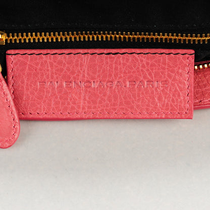 Balenciaga Agneau Giant 12 Gold Hardware Premier Clutch Rose Bonbon 7 of 8