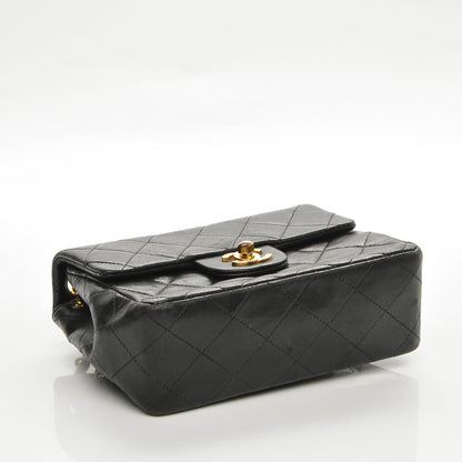 Chanel Lambskin Quilted Mini Square Flap Black 4 of 7