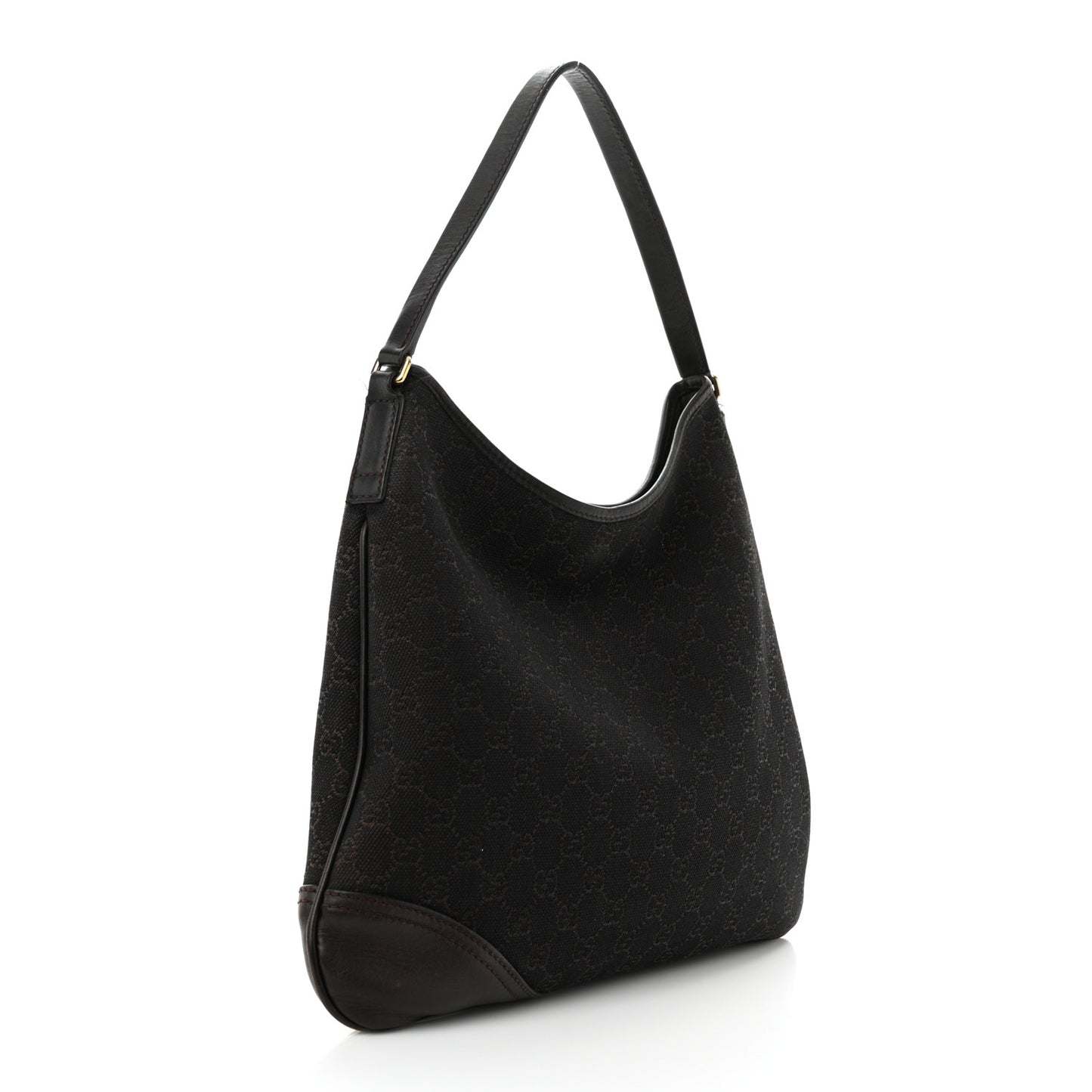 Monogram Medium New Britt Hobo Dark Brown