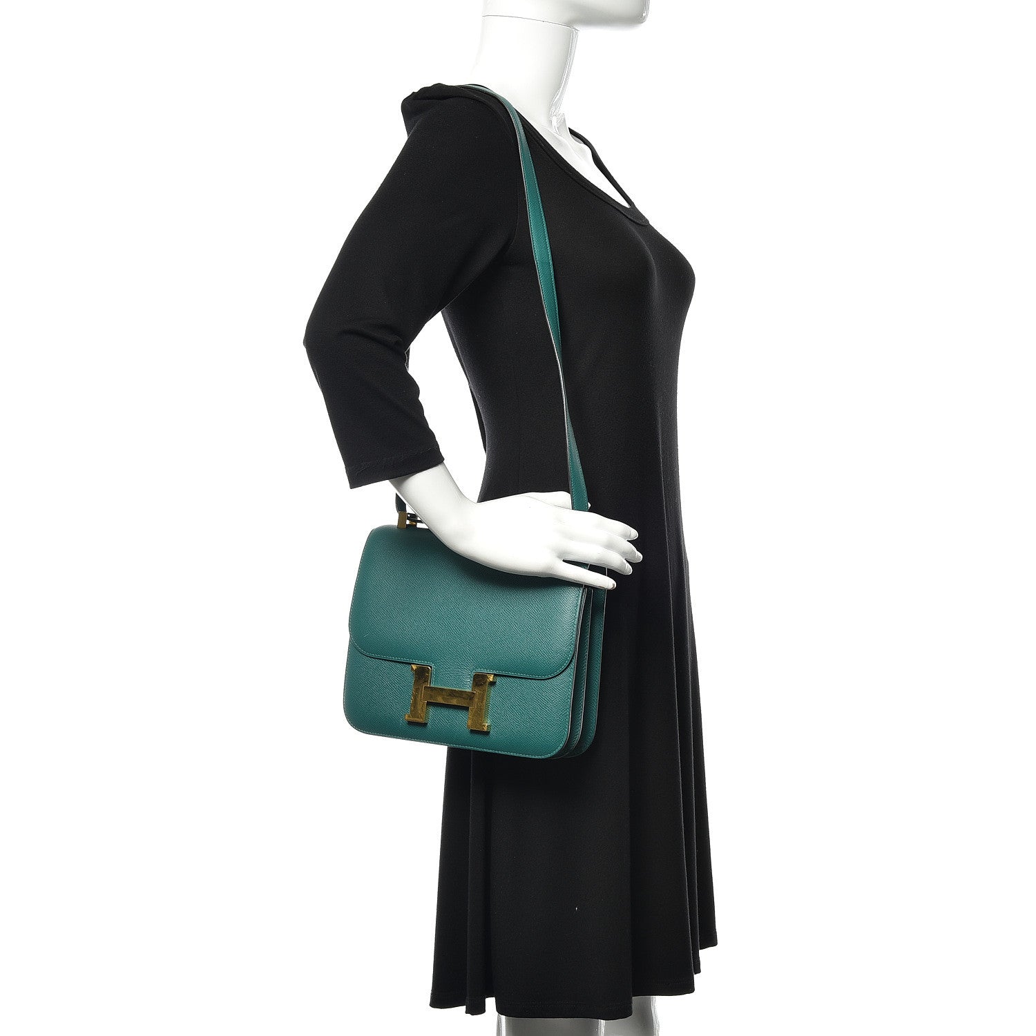 Hermes Epsom Constance 24 Malachite 2 of 17