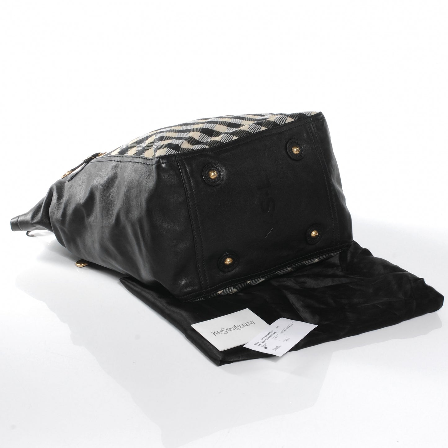 Leather Vichy Large Downtown Black