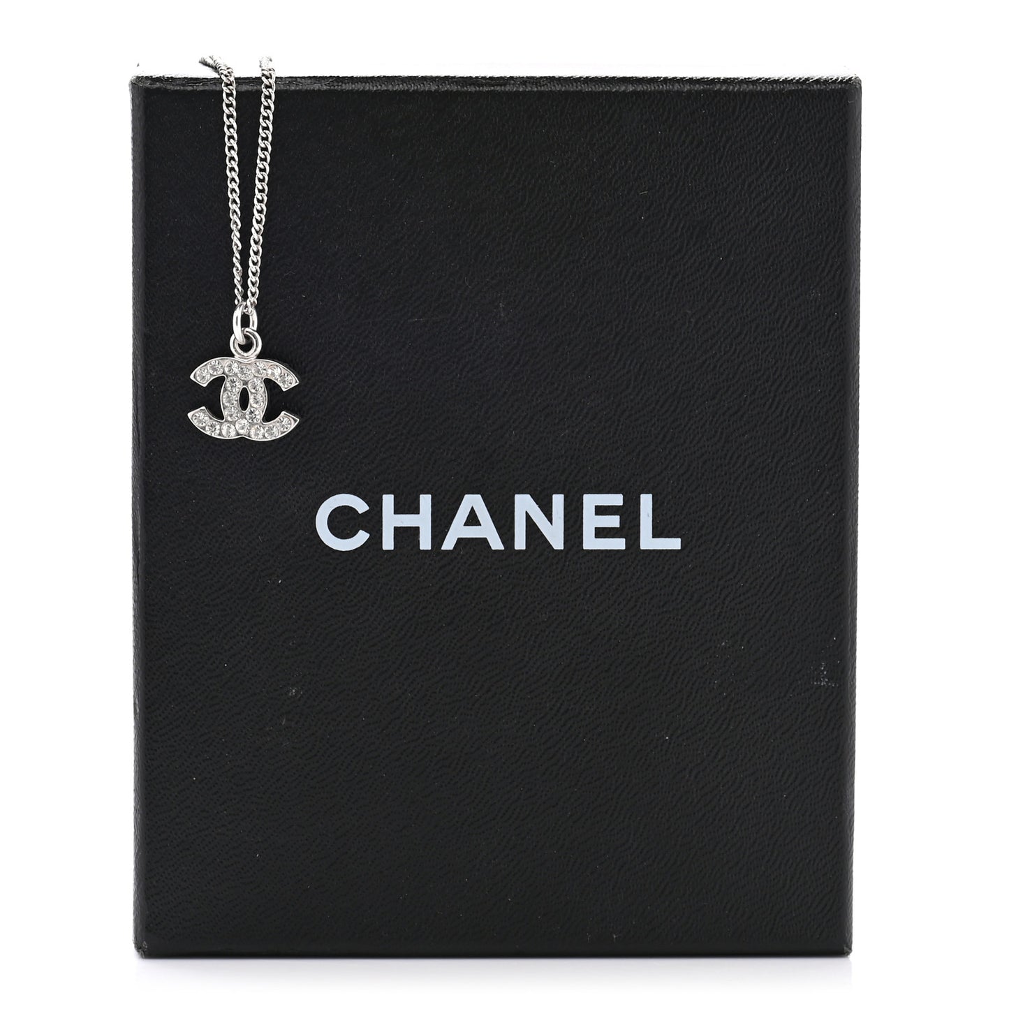 Crystal Timeless CC Necklace Silver