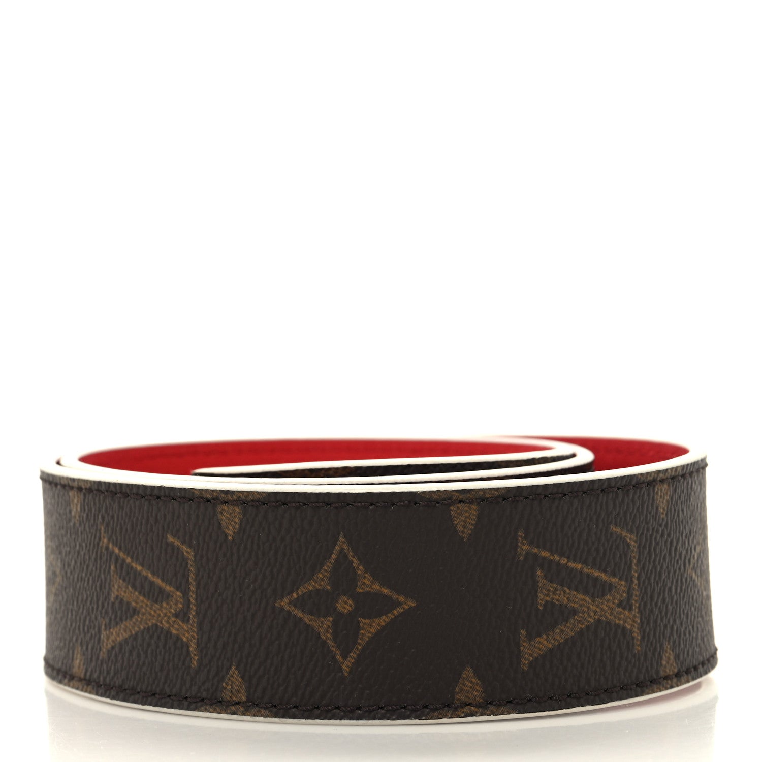 Louis Vuitton Monogram Bandouliere Shoulder Strap Red 2 of 5