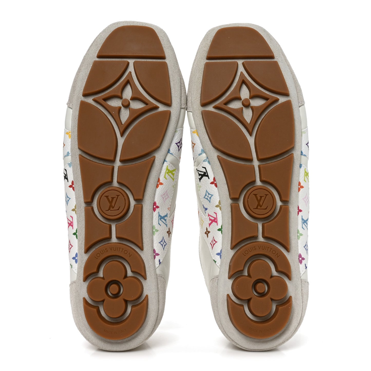 LV X TM Calfskin Monogram Multicolor Womens LV Sneakerina 40 White