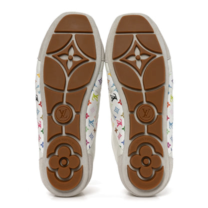 Louis Vuitton LV X TM Calfskin Monogram Multicolor Womens LV Sneakerina 40 White 6 of 8