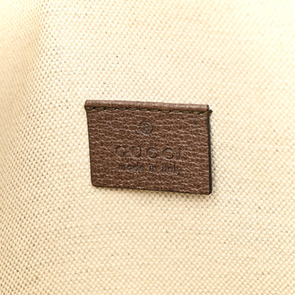 Gucci GG Supreme Monogram Web Medium Neo Vintage Flap Messenger Bag Beige New Acero 6 of 10
