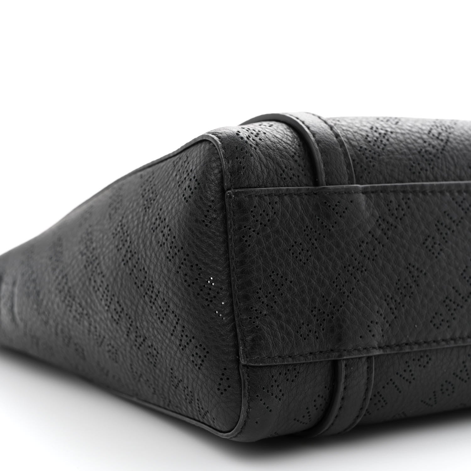 Balenciaga Smooth Calfskin Logo Perforated XXS Everyday Tote Black 11 of 12