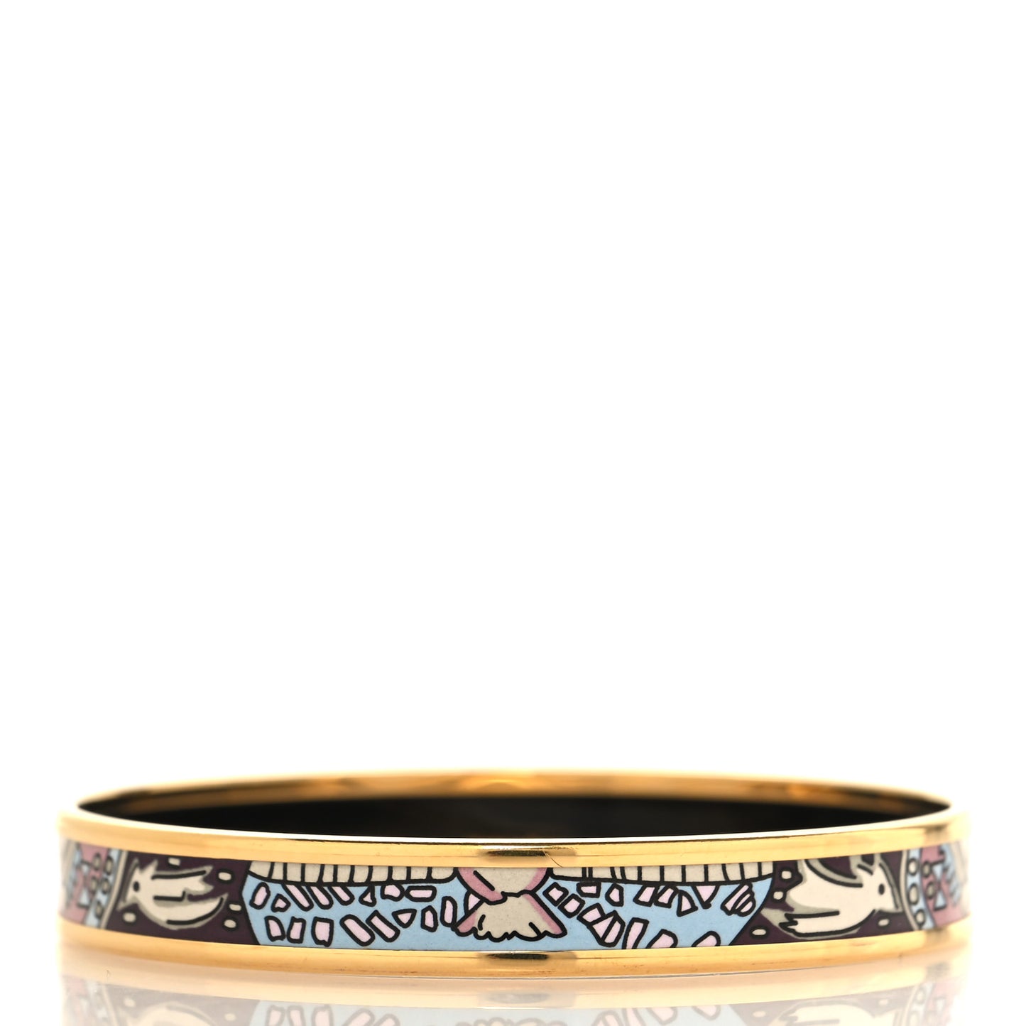 Enamel Printed Narrow Bracelet 65