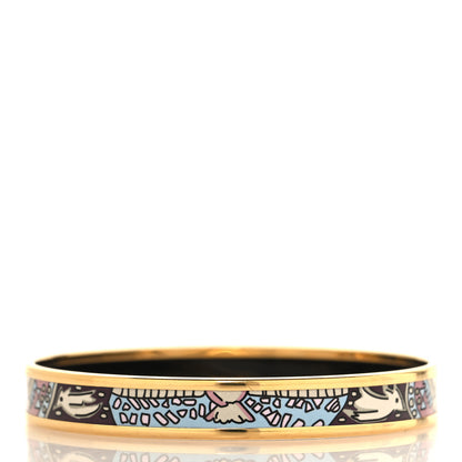 Hermes Enamel Printed Narrow Bracelet 65 3 of 5