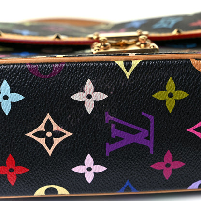 Louis Vuitton Monogram Multicolor Sologne Black 12 of 17