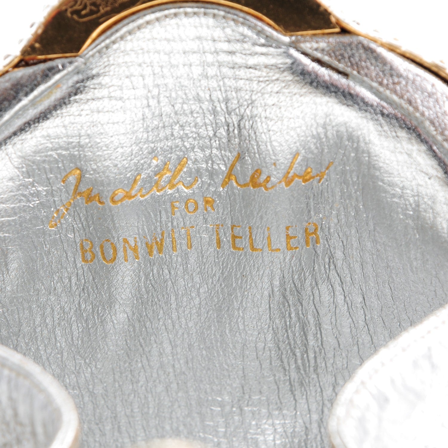 Judith Leiber Swarovski Crystal Chatelaine Minaudiere Gold 6 of 7