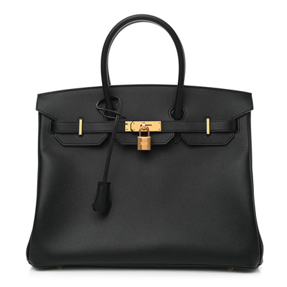 Hermes Epsom Birkin 35 Black 1 of 10