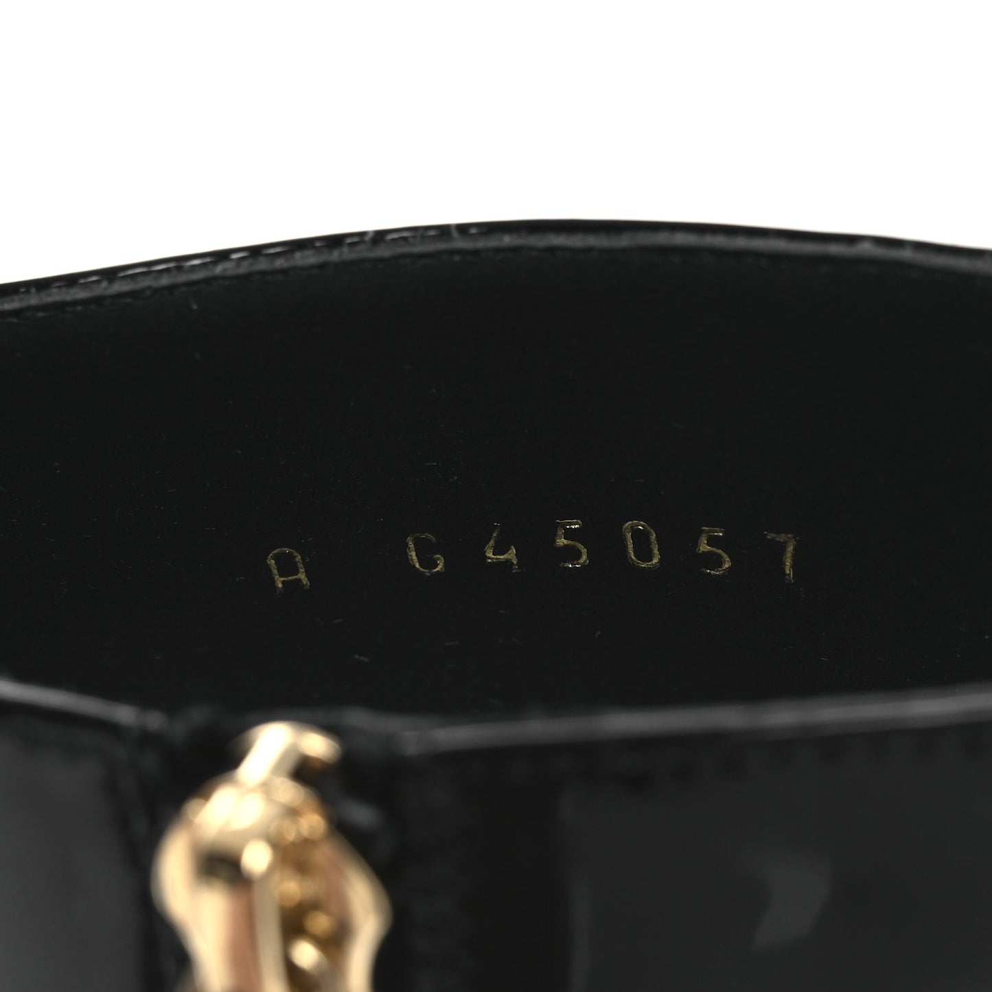 Patent Calfskin Ankle Boots 38.5 Black