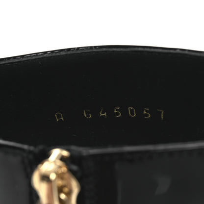 Chanel Patent Calfskin Ankle Boots 38.5 Black 10 of 11
