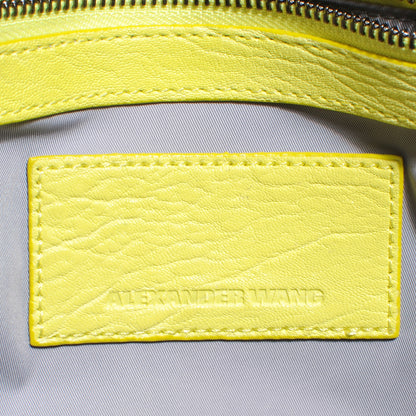 Alexander Wang Pebbled Lambskin Rockie Acid w Black Nickel Hardware 6 of 6
