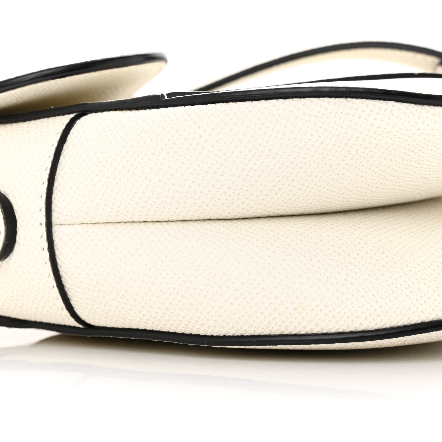 Christian Dior Grained Calfskin Saddle Bag Latte 9 of 15