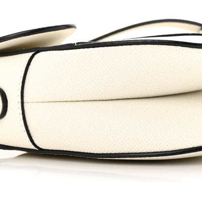 Christian Dior Grained Calfskin Saddle Bag Latte 9 of 15