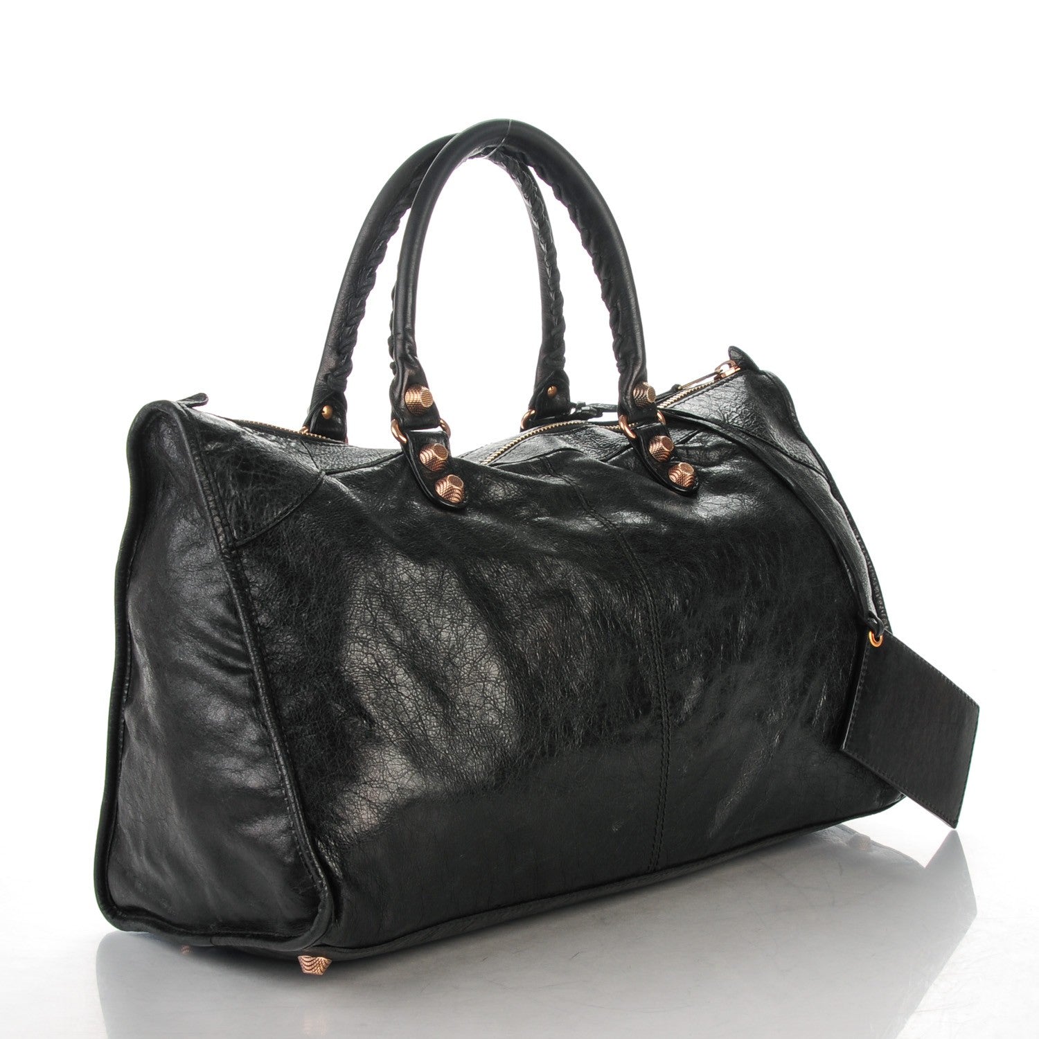 Balenciaga Agneau Giant 12 Rose Gold Hardware Work Black 3 of 9
