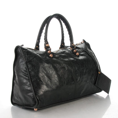Balenciaga Agneau Giant 12 Rose Gold Hardware Work Black 3 of 9