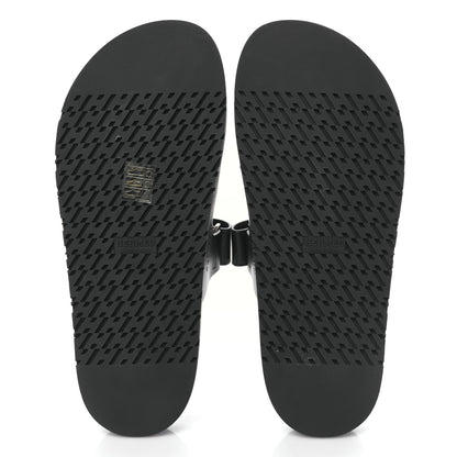 Hermes Calfskin Womens Chypre Sandals 40 Black 6 of 8